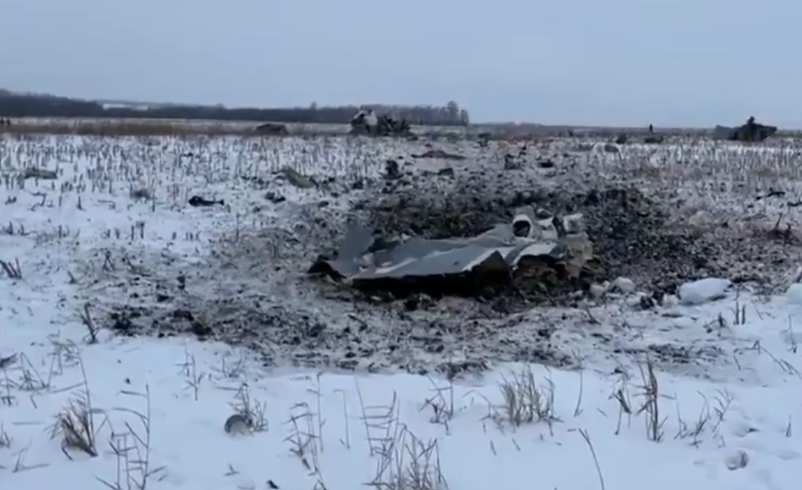 СБУ відкрила справу через падіння Іл-76 у Бєлгородській області