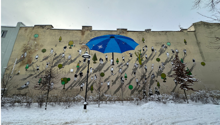 NATO mural unveiled after Summit in Vilnius