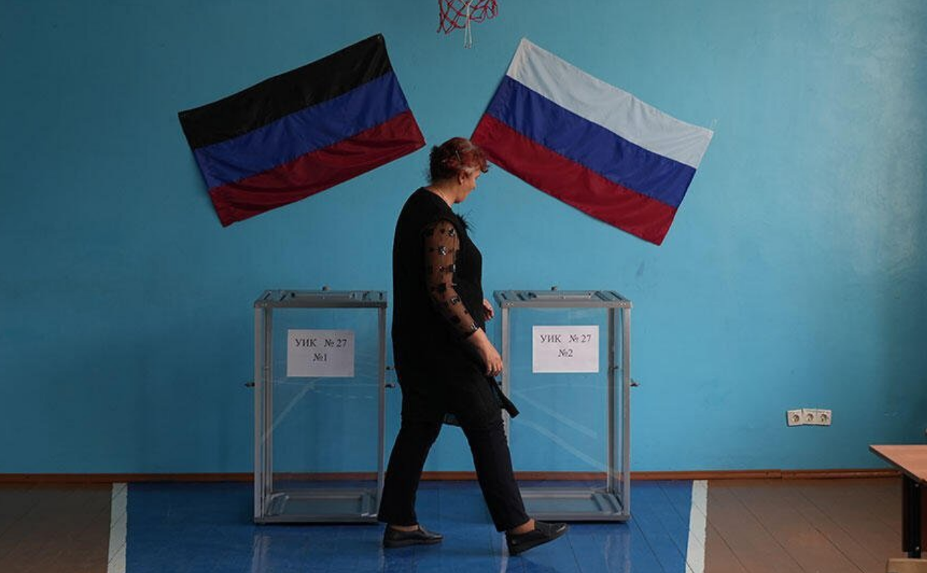 В Росії вже намалювали перші результати "референдумів" про приєднання "нових територій": 97% і більше "за"