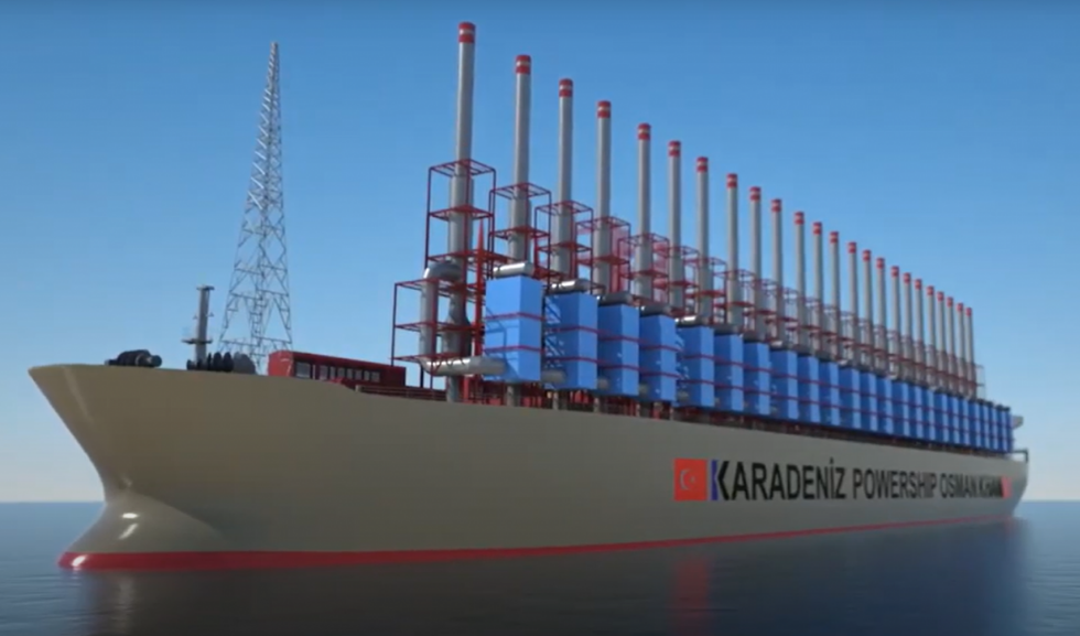 Турецька компанія пропонує розмістити судна-електростанції біля Одеси