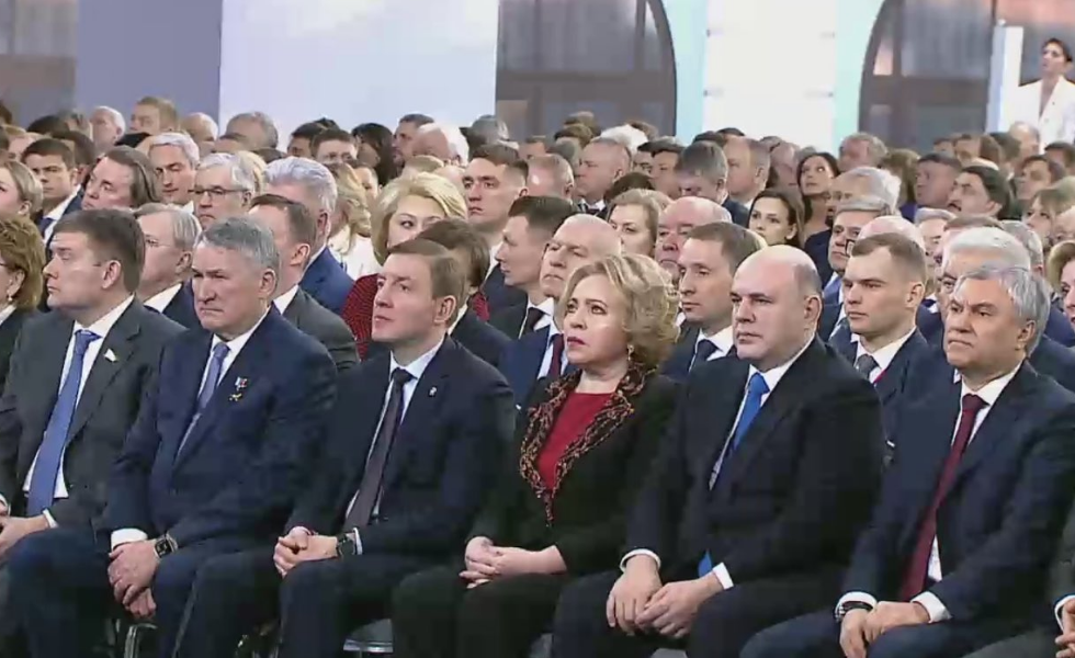 "Пиз*ить": Матвієнко вляпалася у конфуз під час виступу Путіна. ВІДЕО