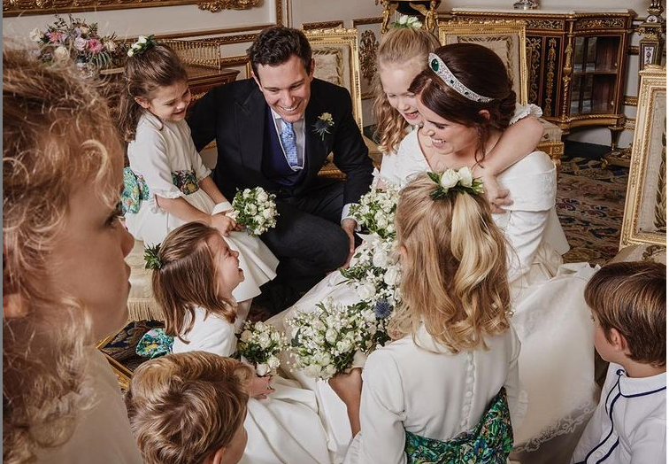 Принцеса Євгенія поділилася милим фото з власного весілля на честь третьої річниці одруження
