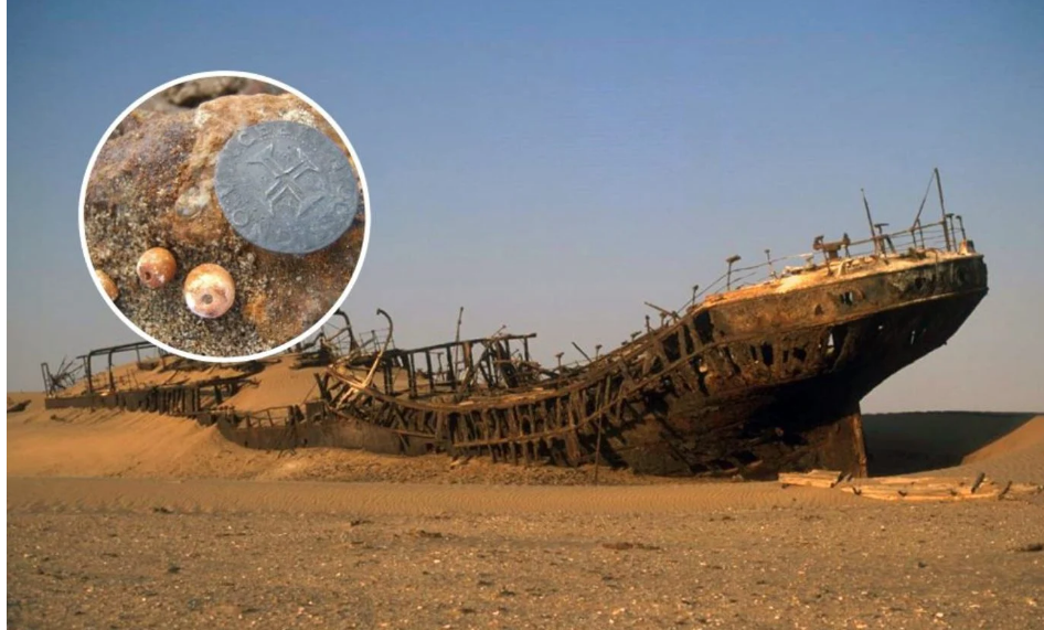 В африканській пустелі знайшли корабель із золотом. ВІДЕО