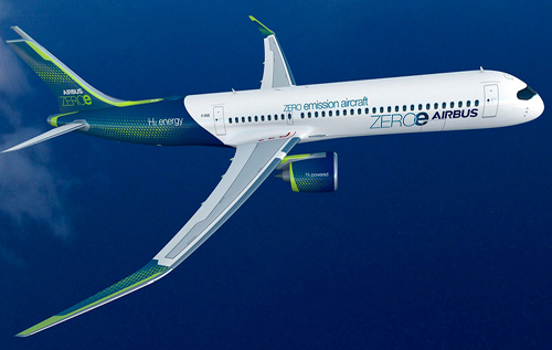 Airbus изучает предпочтения авиакомпаний в отношении создаваемого им водородного самолета