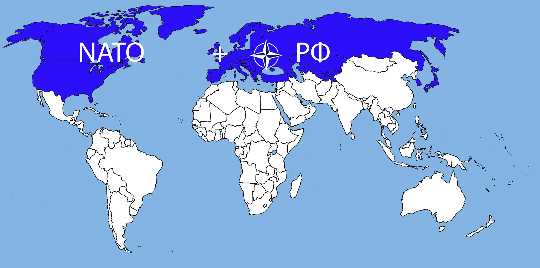 Карта нато. Страны НАТО на карте мира.